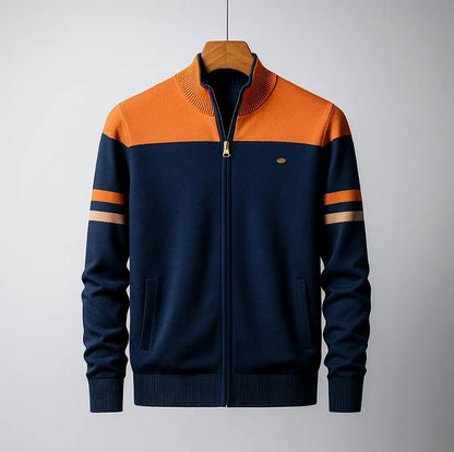 DUVAL PARIS™ | SWEAT COLORBLOCK AVEC ZIP POUR HOMME